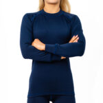 GRANATOWA BLUZA TERMOAKTYWNA – DAMSKA