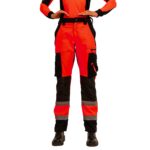 Spodnie ratownicze REFLECTIVE - damskie | Fluo