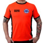 KCLTAKTREDHVRMJ_przód Koszulka Ratownik Medical Staff | dwujęzyczna koszulka bawełniana PREMIUM z krótkim rękawem