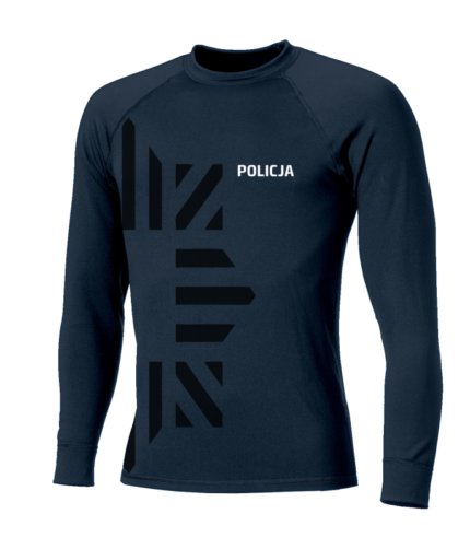 Męska bluza termoaktywna POLICJA | Ciepło, wygoda i profesjonalny styl