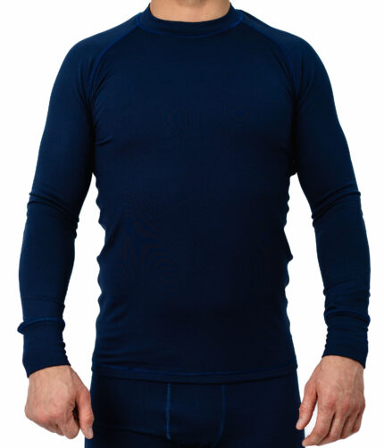 BLUZA TERMOAKTYWNA MĘSKA - GRANATOWA