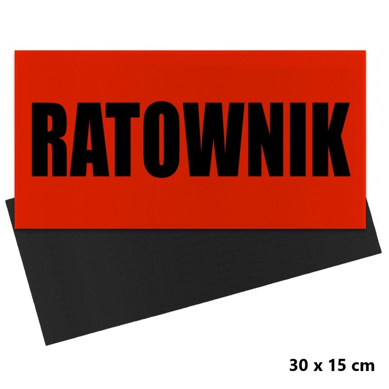 EMBLEREDHV30x15J do przyszycia