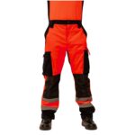 SPODNIEREFLECTIVEFLUO przód Spodnie ratownicze REFLECTIVE – męskie