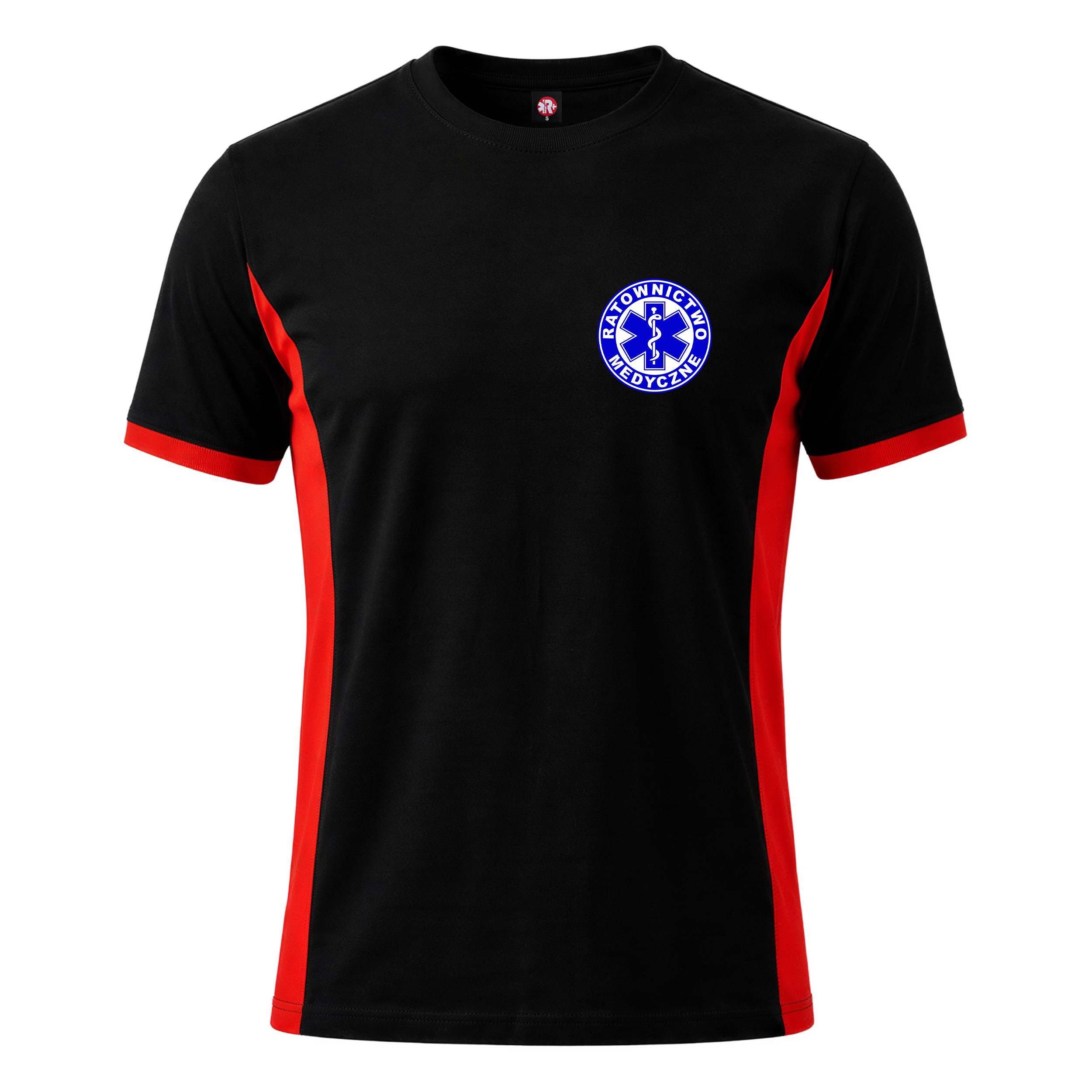 TRMF-przód-RM Koszulka męska premium Revers – przód, logo RM