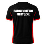 TRMF-tył-napis-RatownictwoMedyczne Koszulka Ratownictwo Medyczne męska premium revers - tył