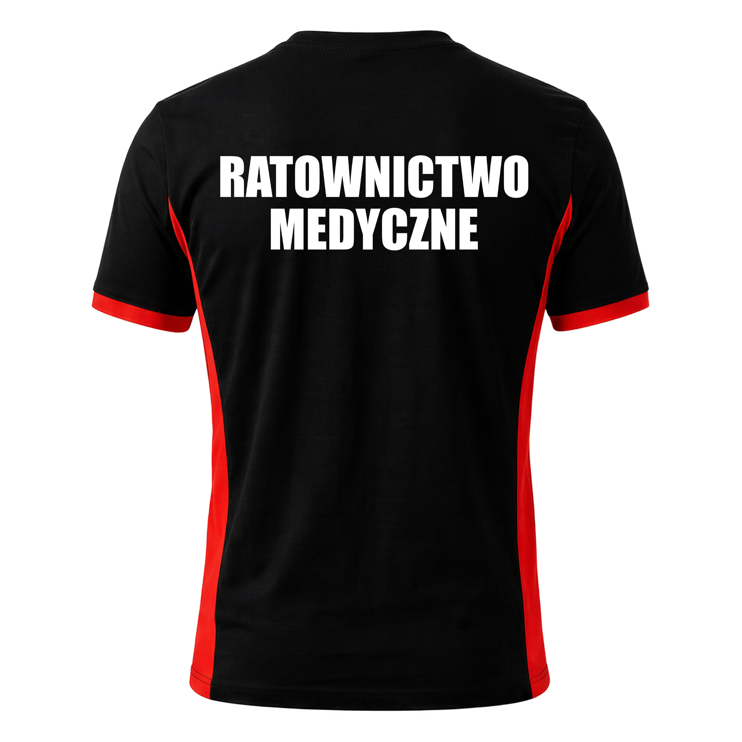 TRMF-tył-napis-RatownictwoMedyczne Koszulka Ratownictwo Medyczne męska premium revers - tył